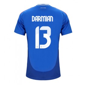 Italia Matteo Darmian #13 Hjemme skjorte EM 2024 Kortermet